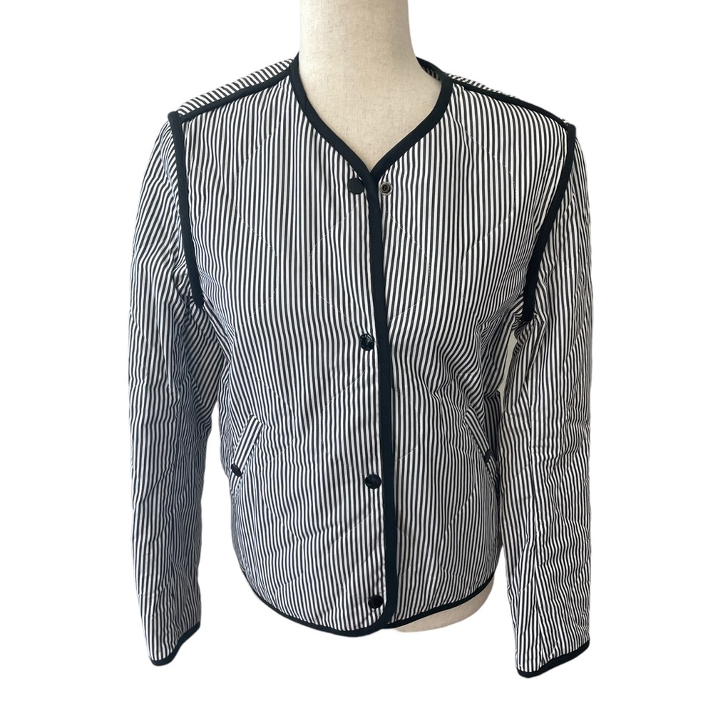 Rag & Bone Striped Quilted Bridges Jacket